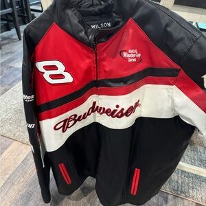 Dale Earnhardt JR Budweiser leather jacket 2XL